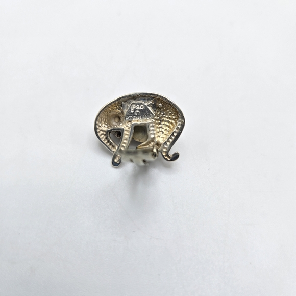 Carol Felley Necklace Earring Set Cheetah Leopard Stone Sterling Southwest - Picture 5 of 9